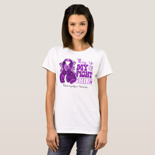 T-shirt C'est My Fight FibromyalgiaGuerrier Gants de boxe