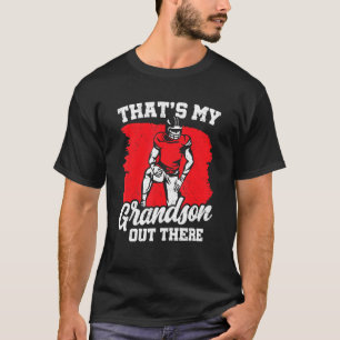 T-shirt C'est My Grandson Out There American Football Spo