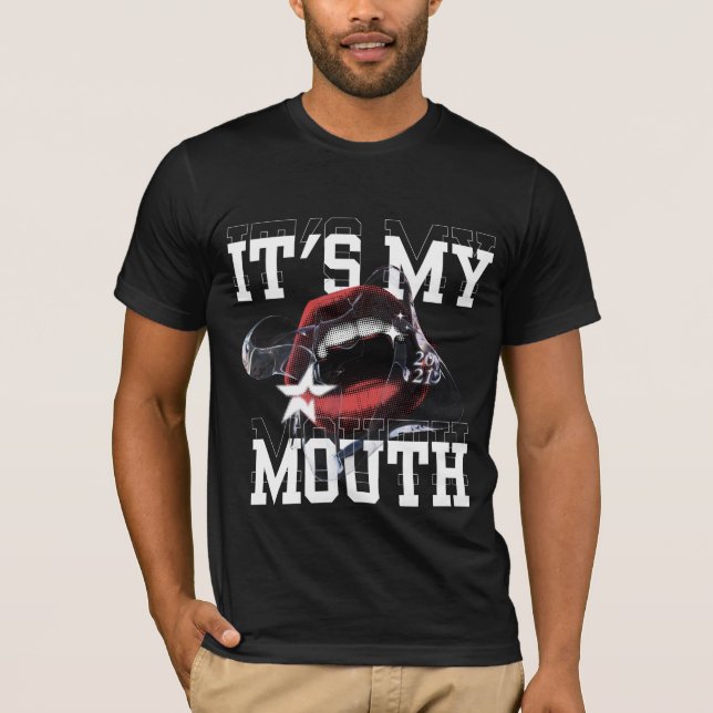 T-shirt C'est My Mouth Bold Graphic Tee (Devant)