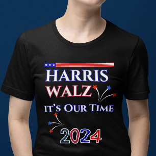 T-shirt C'est notre heure Harris Walz 2024