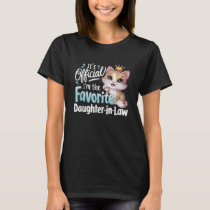T-shirt C'est officiel Je suis la belle-fille préférée