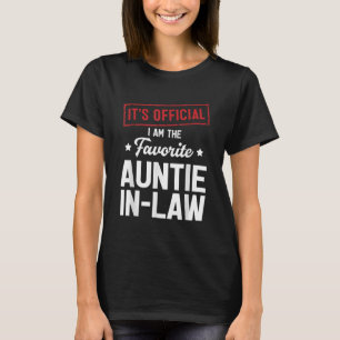 T-shirt C'est officiel Je suis la belle-fille préférée