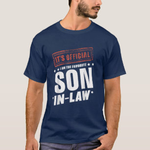 T-shirt C'est officiel Je suis le Fils Préféré dans Law Re