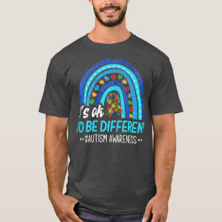 T-shirt C'est OK d'être différent Sensibilisation sur l'au