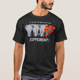 T-shirt C'Est Ok D'Être Un Peu Différent Vêtements Ascense