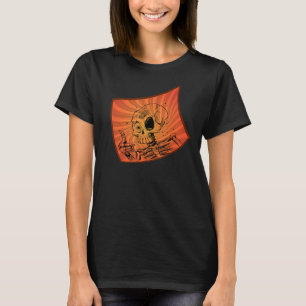 T-shirt c'est OK Japonais Skull Vaporwave