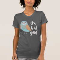 C'est Owl Good Blue et Orange Cartoon Owl