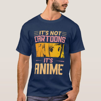 T-shirt C'est pas des cartons c'est de l'anime citations d