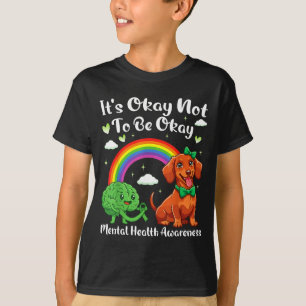 T-shirt C'est pas être un dachshund de sensibilisation à l