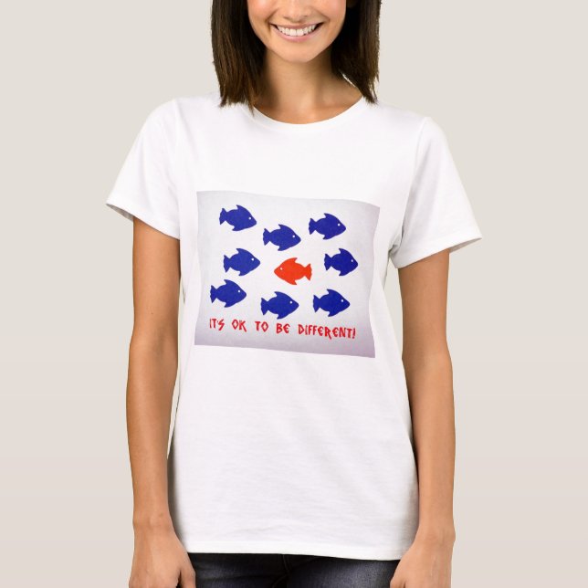 T-shirt C'est pas grave d'être différent ! (Devant)