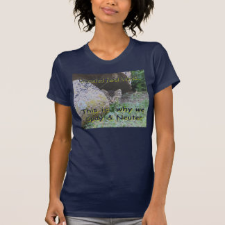 T-shirt C'est pourquoi nous stérilisons et changeons