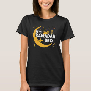 T-shirt C'est Ramadan Frère Bon jeûne Croissant islamique 