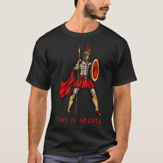 T-shirt C'est Sparte - guerrier spartiate