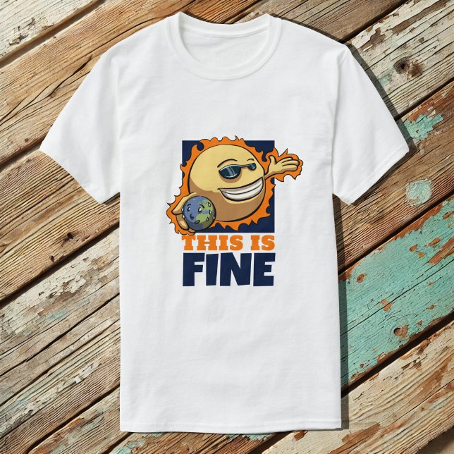 T-shirt C'Est Un Beau Réchauffement climatique Dessin Sur  (Créateur téléchargé)