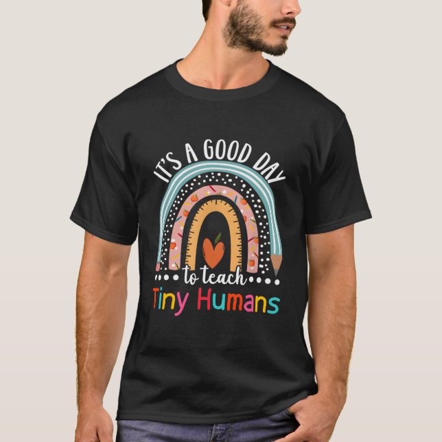 T-shirt C'Est Un Bon Jour Pour Enseigner À Des Humains Min (Devant)