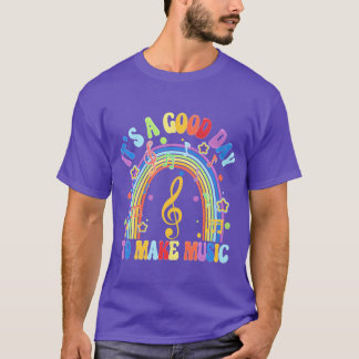 T-shirt C'est un bon jour pour faire frite Music Instructo