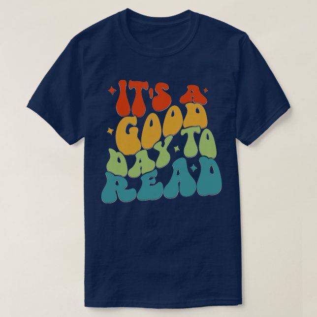 T-shirt C'est un bon jour pour lire les Amateurs de livre  (Design devant)