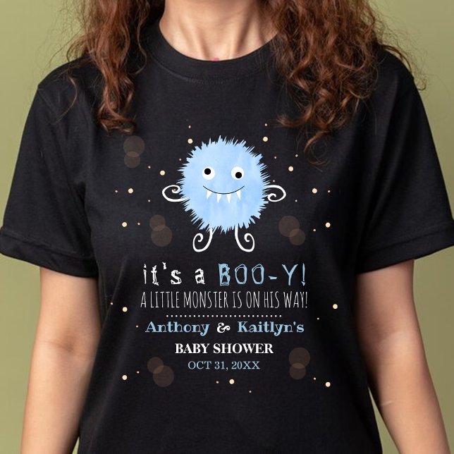 T-shirt C'est un boo-y ! Baby shower d'Halloween de Little (Créateur téléchargé)
