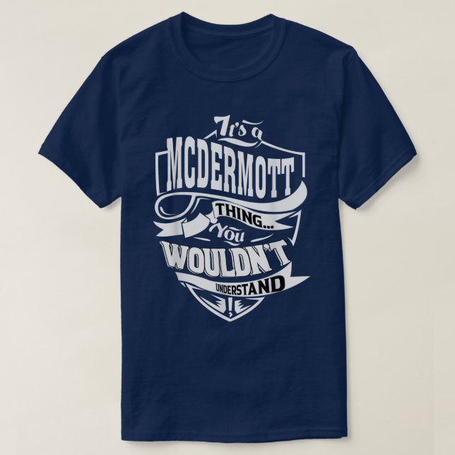 T-shirt C'est un cadeau de MCDERMOTT (Design devant)