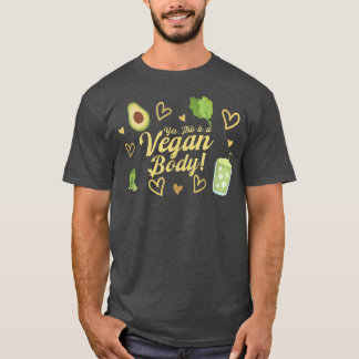 T-shirt C'Est Un Corps Végétal Végétarien Plante Fu