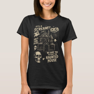 T-shirt C'est un cri Haunted House Halloween Éffrayant Sea