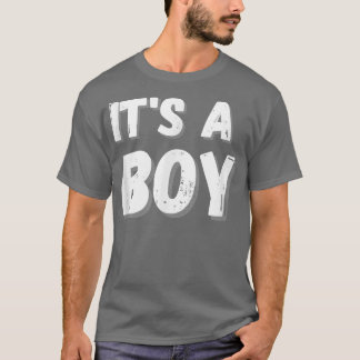 T-shirt C'est un garçon Baby shower Adoption Genre Reveal