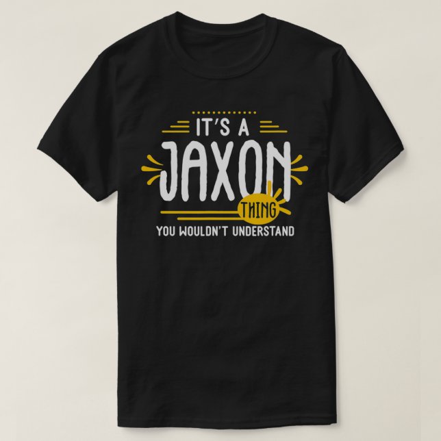 T-shirt C'est un Jaon Thing Drôle Hommes Prénom Personnali (Design devant)