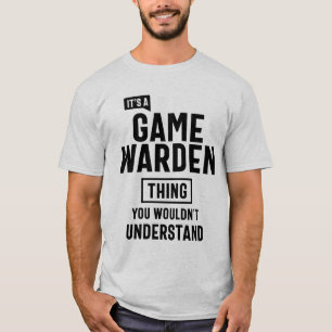 T-shirt C'est un Jeu Gardien Profession Profession Profess