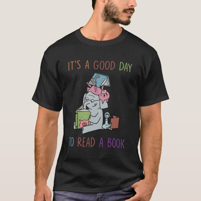 T-shirt C'Est Un Jour Pour Lire Bookworm Librarian Book. (Devant)