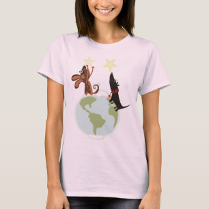 T-shirt C'est un monde de chiens