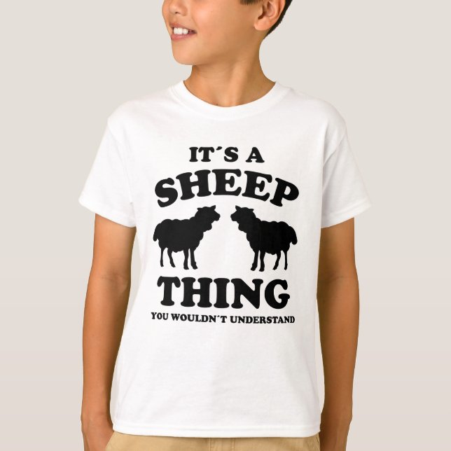 T-shirt C'Est Un Mouton Design Sheeps Lamb Farmer Cadeau (Devant)