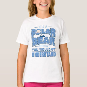 T-shirt C'est un ours polaire que tu as Changement Climati