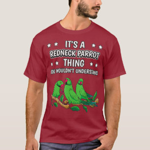T-shirt C'est un perroquet cendré quelque chose de drôle C