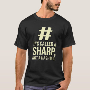 T-shirt C'est un Piano musicien musicien musicien enseigna