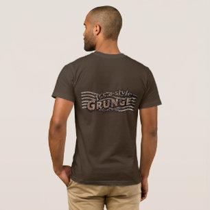 T-shirt C'est un style de lettre rouillée
