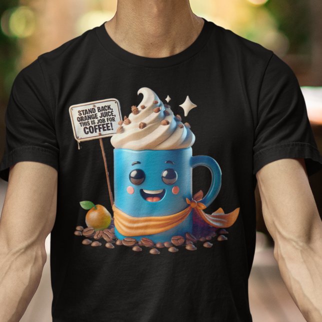 T-shirt C'Est Un Travail Pour Le Café ! (Créateur téléchargé)