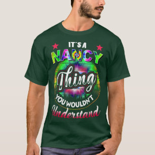T-shirt C'est un truc de Nancy Nostalgia Tie Dye 60s les a
