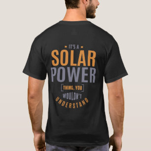 T-shirt C'est un truc de puissance solaire. Idées cadeaux