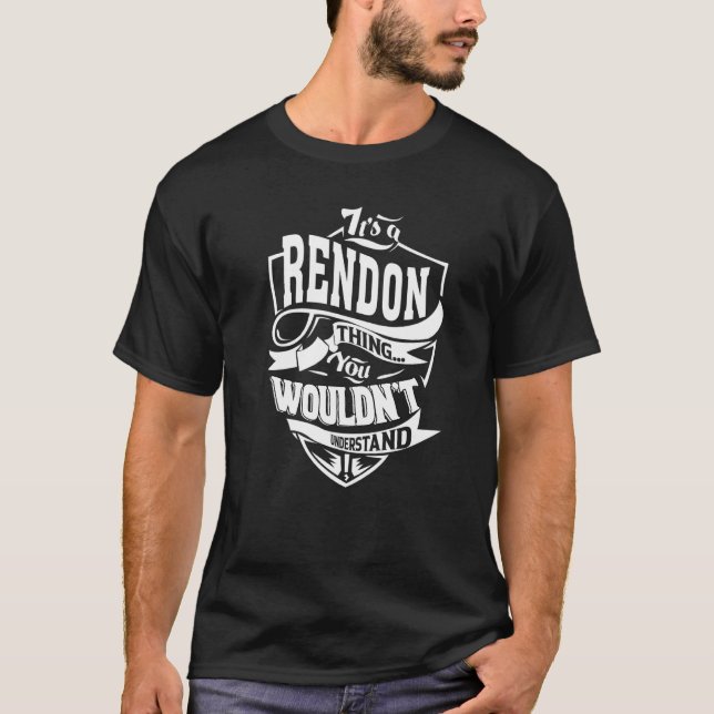 T-shirt C'est un truc de Rendon (Devant)