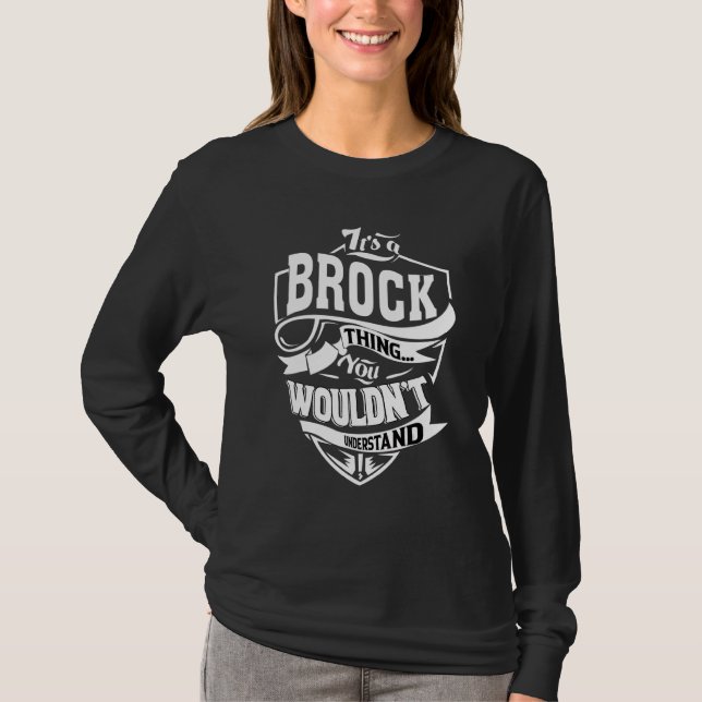 T-shirt C'est une affaire Brock (Devant)