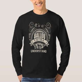 T-shirt C'est une affaire de BALLOU que vous ne comprendri