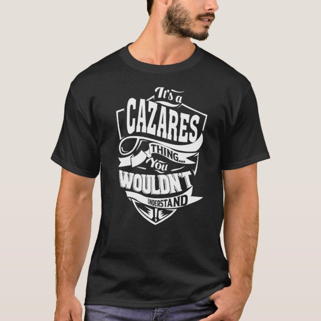 T-shirt C'est une affaire de CAZARES (Devant)