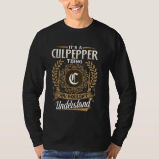 T-shirt C'est une affaire de CULPEPPER que vous ne compren