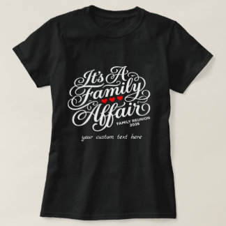 T-shirt C'est une affaire de famille Réunion personnalisée