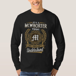 T-shirt C'est une affaire de MCWHORTER que vous ne compren
