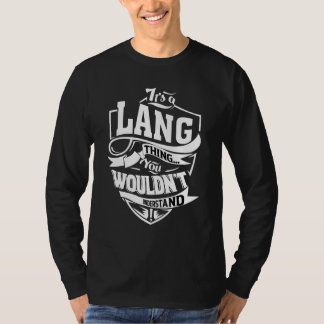 T-shirt C'est une affaire Lang  