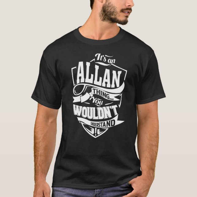T-shirt C'est une ALLAN Thing Gifts Premium (Devant)