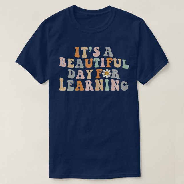 T-shirt C'est une belle journée pour apprendre Retro Ensei (Design devant)