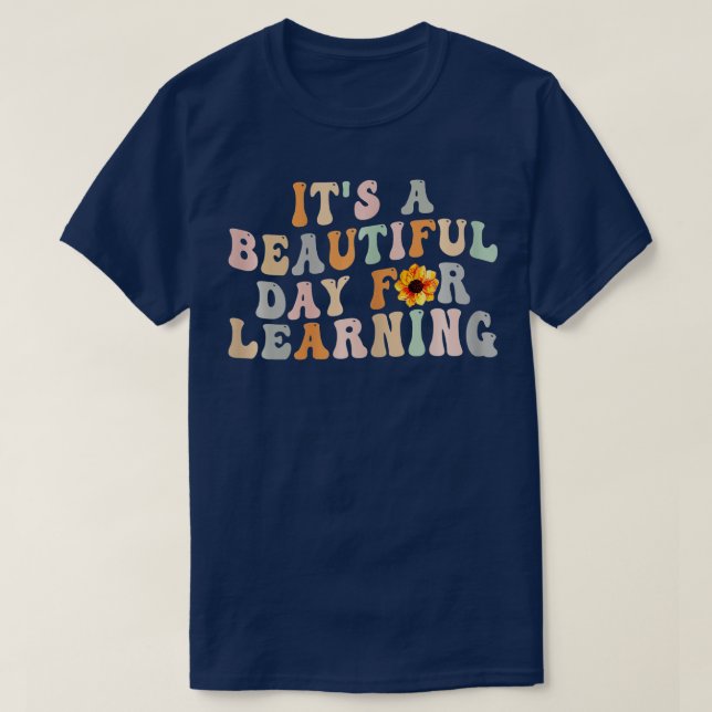 T-shirt C'est une belle journée pour apprendre Retro Ensei (Design devant)