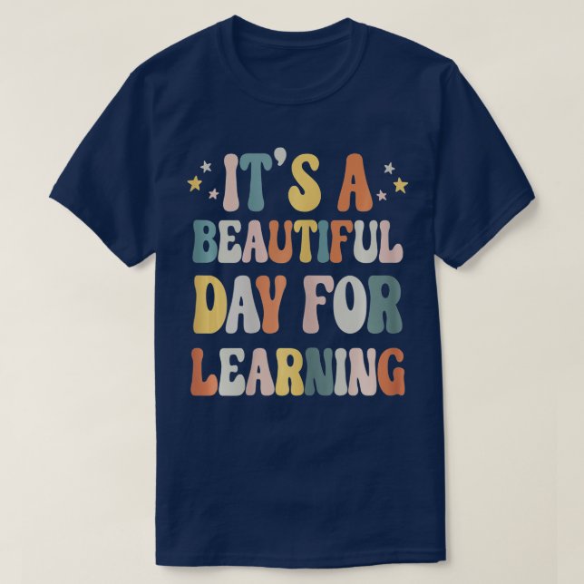 T-shirt C'est une belle journée pour apprendre Retro Ensei (Design devant)